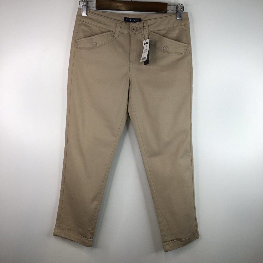 Hang Ten Capri Tan Cropped Pants Size S. NWT
